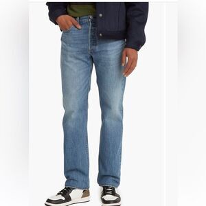 Levi's Men's 501 Original Fit Jeans Straight Leg Button Fly 100% Cotton